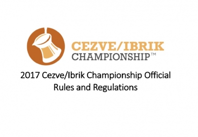 قوانین رسمی مسابقات قهوه ترک Cezve-Ibrik ۲۰۱۷