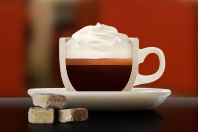 قهوه اسپرِسو کُن پانا (Franziskaner Espresso con panna)